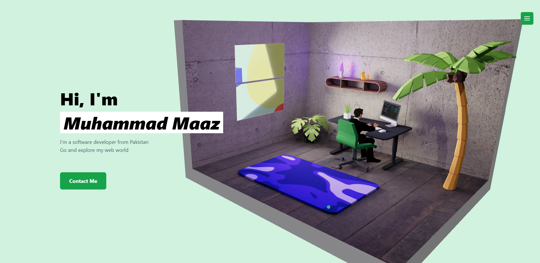 3D Portfolio project